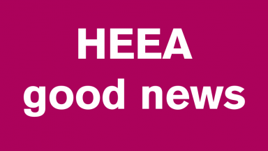 HEEA team members celebrate successes