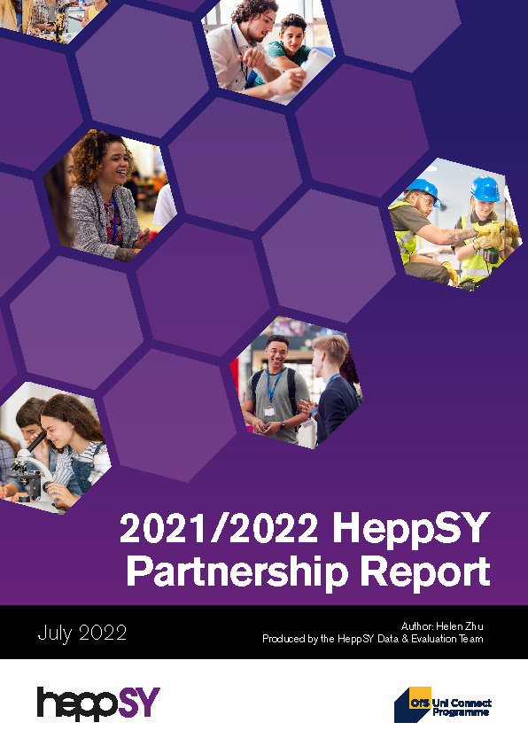 Cover of 2021-2022 HeppSY Partnership Report