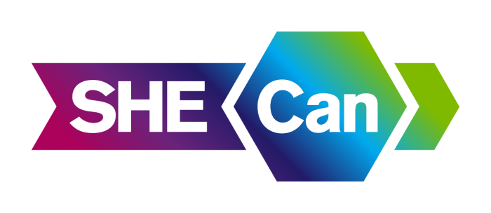 SHE Can logo